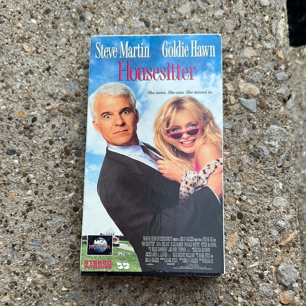 House Sitter VHS Tape